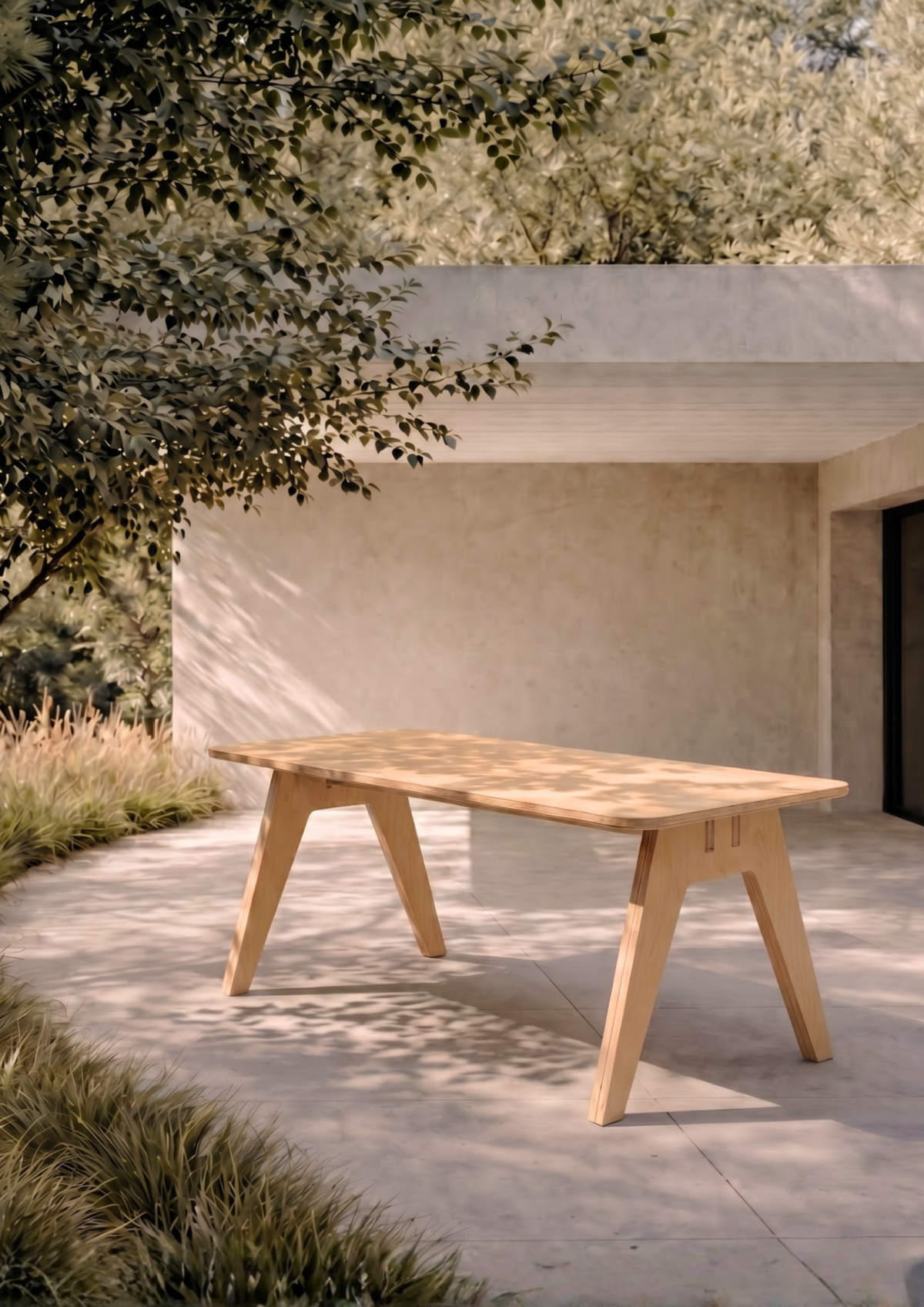 The A Shape Table