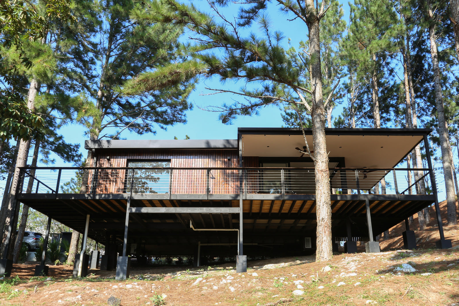 An artist's retreat,
dreamed on a 
flight home